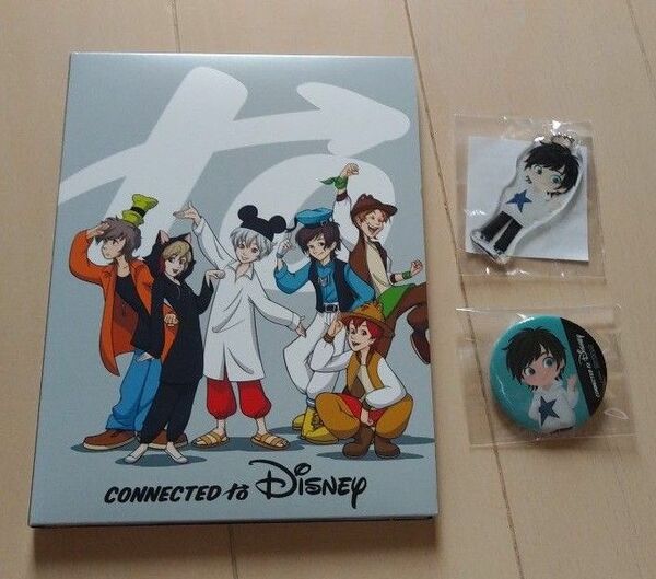 ディズニー Connected to Disney CD アクキー 缶バッジ