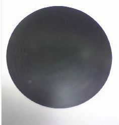 ゴム板切落し直径２３ｃｍ厚さ３ミリ丸型黒１５枚