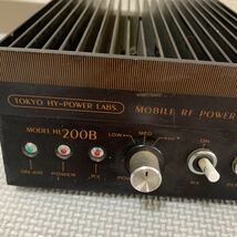 中古 CB無線 TOKYO HY-POWER LABS 東京ハイパワー HL-200B _画像2