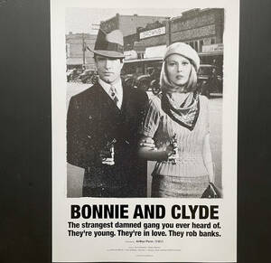 ポスター『俺たちに明日はない』（Bonnie and Clyde）ヴィンテージスタイル★ボニー＆クライド/ウォーレン・ベイティ/フェイ・ダナウェイ