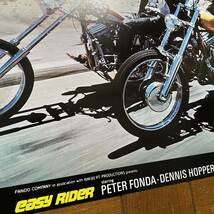 ポスター★イージー・ライダー（Easy Rider）1971年イギリス広告ポスター★ピーター・フォンダ/デニス・ホッパー/ハーレーダビッドソン_画像3