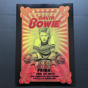 ポスター★デヴィッド・ボウイ 1973 ジギー・スターダスト USツアー★David Bowie - Ziggy Stardust Tour