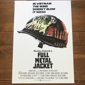 US版ポスター『フルメタル・ジャケット』（Full Metal Jacket）北米版ポスター★スタンリー・キューブリック/ベトナム戦争