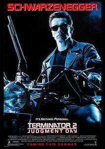 ポスター『ターミネーター2』（Terminator 2: Judgment Day、T2）★アーノルド・シュワルツェネッガー/ジェームズ・キャメロン