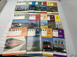 ★RAILFAN★レールファン 1980/1981年 当時物 まとめ売り 鉄道友の会 【中古/現状品】