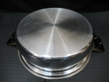 中古品 Tupperware Rainbow Cooker タッパーウェア レインボークッカー 両手鍋 外径30cm(2)_画像6