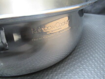 中古品 Tupperware Rainbow Cooker タッパーウェア レインボークッカー 両手鍋 外径30cm (1)_画像7