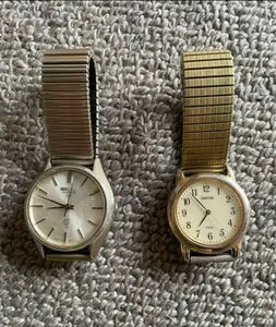 ジャンク品　メンズ　レディース　中古腕時計　2本セット　SEIKO VEGA