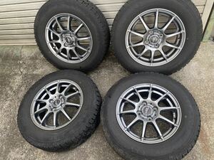 185/70R14 88Q TOYO GARIT GIZスタッドレス 2020年製　14x5.5J +48 100/4H A-TECH 社外品　中古4本