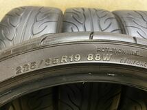 225/35R19 88W ヨコハマ アドバンネオバ ADVAN AD08R 中古4本　2021年製バリ山　225/35ZR19_画像7