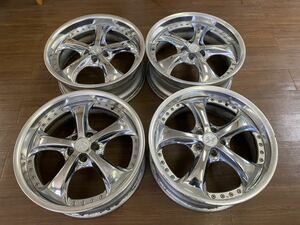 深リム 希少 絶版 WORK VS ワーク VS-KF 18インチ　18x7.5J +32 PCD 100/5H 中古4本セット