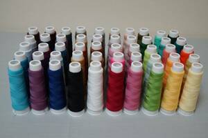  postage included //u- Lee sewing-cotton *50 color set * magic. thread 