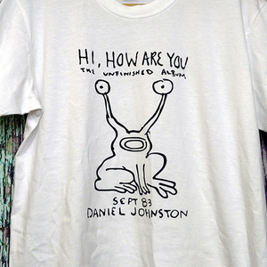 送込【Hi.HOW ARE YOU】DANIEL JOHNSTON/ダニエルジョンストン★ホワイト★S~XLサイズ 