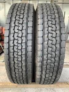 引渡可能 10R22.5 14PR BRIDGESTONE M890 12mm 18年製 中古 タイヤ 2本セット