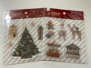 DAISO ダイソー ジェルシール（クリスマス、モチーフ）2個セット