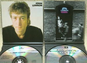 【2点で送料無料】CD2枚で ジョン・レノン John Lennon オランダ盤 Collection 全19曲 Move over Ms.L収録＋オマケ 初期US盤 Rock'n'Roll