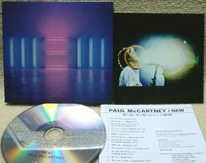 即決！【2点で送料無料】CD ポール・マッカートニー Paul McCartney NEW 4曲追加 オリジナルと日本盤の対訳掲載ブックレット 3面紙ジャケ