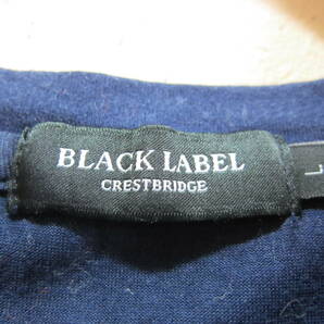 ブラックレーベル クレストブリッジ メンズ L Tシャツ カットソー トップス BLACK LABEL CRESTBRIDGE 濃紺 タ126の画像4