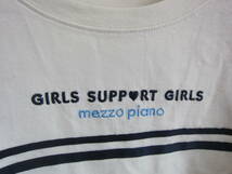 mezzo piano Junior メゾピアノ ジュニア L 160 Tシャツ カットソー ロゴ セーラー服柄 ガールズ ティーンズ 女の子 タ223_画像2