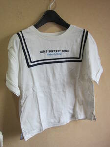 mezzo piano Junior Mezzo Piano Junior L 160 T-shirt cut and sewn Logo sailor suit pattern girls teens girl ta223