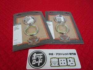 【未使用品/現状】２個セット　ハーレーダビッドソン インストルメント ゲージベゼルカバーキット スモール 品番： 74550-92T