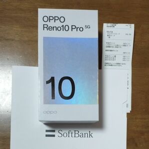 新品 oppo reno 10 pro 5gパープル A302OP オウガ　デュアルsimソフトバンク
