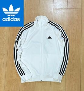 早い者勝ち 送料230円 アディダス adidas ジャージ トレフォイル オリジナルス ベッケンバウアー ATP トラックジャケット ロゴ ライン 白