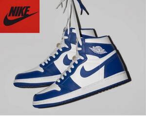 NIKE AIR JORDAN 1RETRO HIGH OG STORM BLUE ナイキ エアジョーダン1 ストームブルー シカゴ ブルズ 23cm NBA