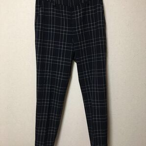 チェックパンツ