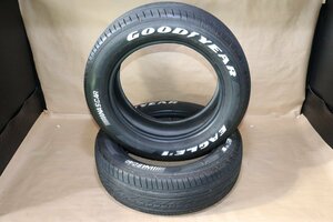 215/60R17C　109/107R　EAGLE＃1　中古タイヤ　2本セット　売り切り　グッドイヤー　ホワイトレター　GOODYEAR