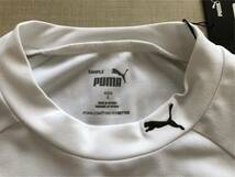 送料無料◆サンプル品◆PUMA GOLF ビッグ プーマ ロゴ モックネック シャツ◆(L)◆624928-04◆プーマ ゴルフ_画像4