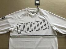 送料無料◆サンプル品◆PUMA GOLF ビッグ プーマ ロゴ モックネック シャツ◆(L)◆624928-04◆プーマ ゴルフ_画像2