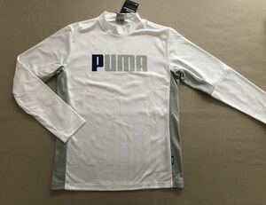  бесплатная доставка * новый товар * Puma Golf AOP длинный рукав mok шея рубашка *(L)*539373-03*PUMA GOLF