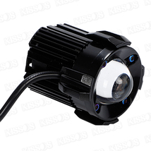 汎用 ヘッドライト フォグランプ LED バイク ホワイト/イエロー切替 12V 2個セット_画像4