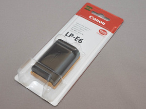 CANON EOS キヤノン バッテリーパック LP-E6　未使用品