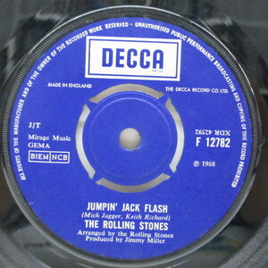 ROLLING STONES-Jumpin' Jack Flash (UK オリジナル「ラウンドセンター#1」7+カン