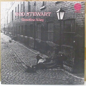 ROD STEWART-Gasoline Alley (UK 2ndプレス「スモールスワールラベ 」LP+インナー/マッ