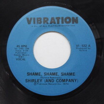 SHIRLEY AND COMPANY-Shame, Shame, Shame (US Orig)_画像1