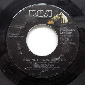 NEIL SEDAKA-Breaking Up Is Hard To Do (70's Reissue)