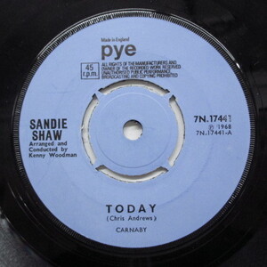 SANDIE SHAW-Today (UK 2nd Press / Round Center)