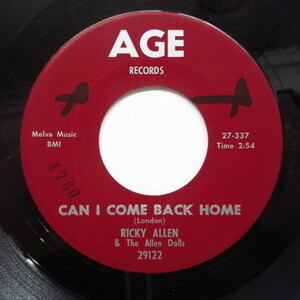 RICKY ALLEN-Can I Come Back Home (Orig)