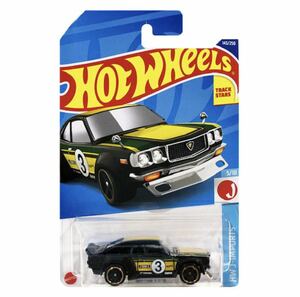 ホットウィール 2022　マツダ RX-3 サバンナ グリーン　HotWheels ベーシックカー HW J-IMPORTS