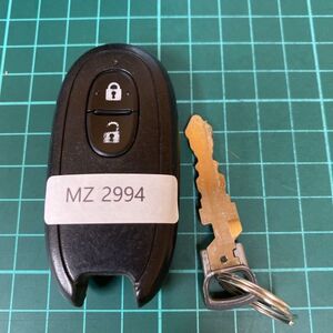 MZ2994 マツダ キーレス 純正 2ボタン フレア AZワゴン OEM ワゴンR MH23S パレット MK21S モコ NV100 クリッパー等007YUUL0212