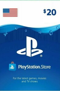 Североамериканская версия 20 PSN PlayStation Network Card $ 20 Code North American PSN
