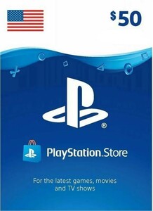 北米版 PSN プレイステーションネットワークカード $50ドル US コード 北米版PSN