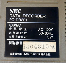 ▲(R510-F319) 現状品 通電◯ NEC PC-DR321 データレコーダー_画像8