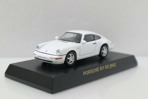 京商 1/64 ポルシェ 911 RS 964 白 ホワイト ミニカーコレクション サークルKサンクス Porsche White