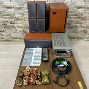 8625　動作品　ONKYO 5.1chホームシアターシステム BASE-V15X(S)　スピーカー/ウーファー/アンプ/リモコン/説明書、他