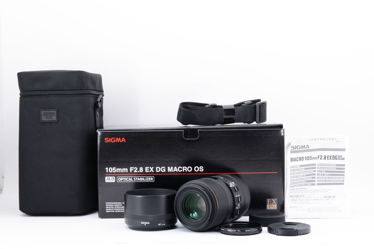 2023年最新】ヤフオク! -MACRO 105mm F2.8 EX DG OS HSMの中古品・新品