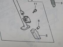 NSR250R 88 MC18 サイドスタンドラバー+カラー 純正新品_画像6